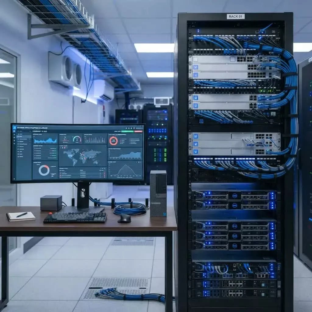 Moderne IT- und Netzwerk-Infrastruktur für Geschäftskunden